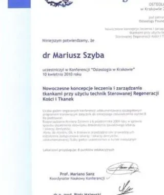 dr n. med. Mariusz Szyba